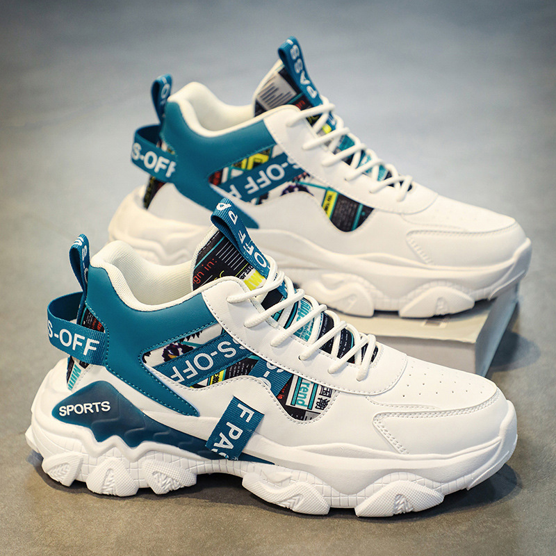 Men's shoes autumn winter 2025 new sports life sports leisure running increase basketball daddy plus velvet tide shoes