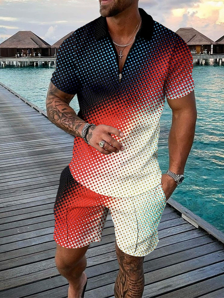 Tracksuits Polo Mens Designer New Design Tracksuit Two Piece Sets pants Joggers Zip Up Sportswear Jogging Sportsuits Casual Short sleeved 2 pcs Set Sp