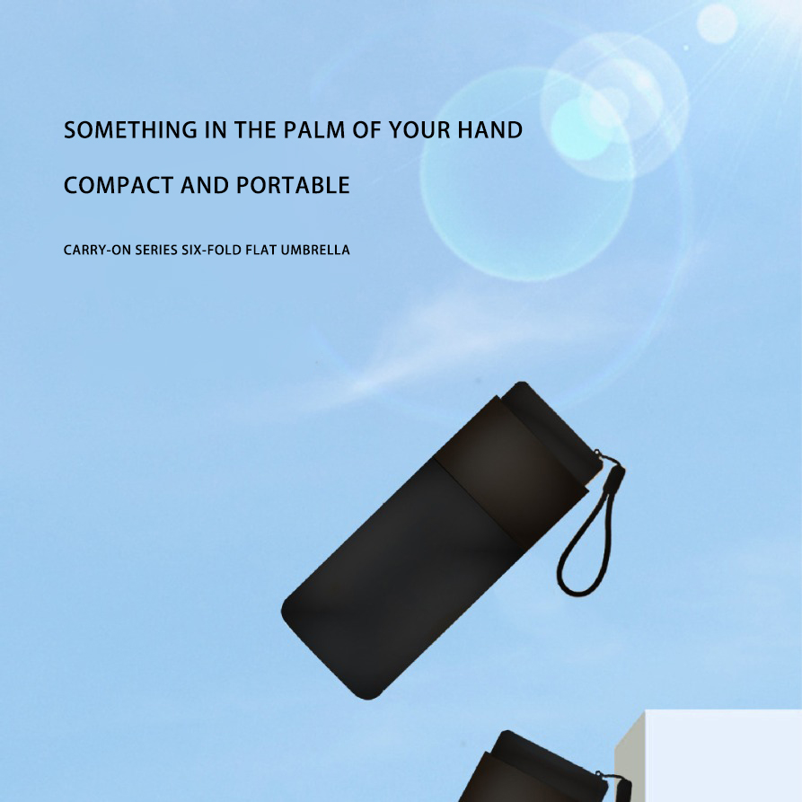 Premium Dual Layered Small Foldable Umbrella with Branded Design - Suitable for Both Rainy Days and Sunshine
