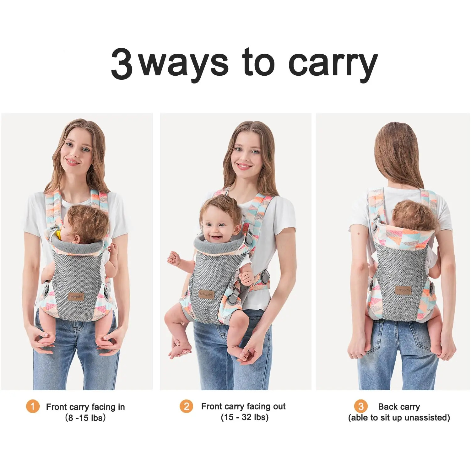 Baby Sling Infant Holder Kangaroo Bag Backpack 3 - 18 Months Multi-function Baby Accessories 250113