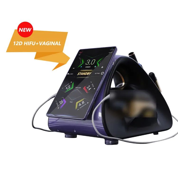 New Upgrade 12D HIFU Skin Tightening High Intensity Focused Ultrasound HIFU Face & Body Contouring Wrinkle Removal Vaginal Care 12D MAX Ultrasonic Mac