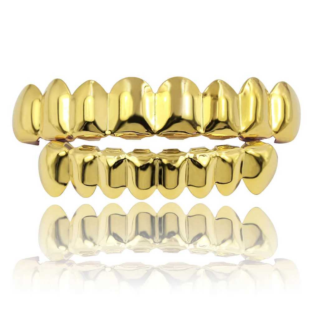 Shinning Big TH Bling Iced Out Teeth Grillz Hip Hop Top Bottom Grills Dental Mouth Punk Teeth Caps Cosplay Party TG141XJ250114