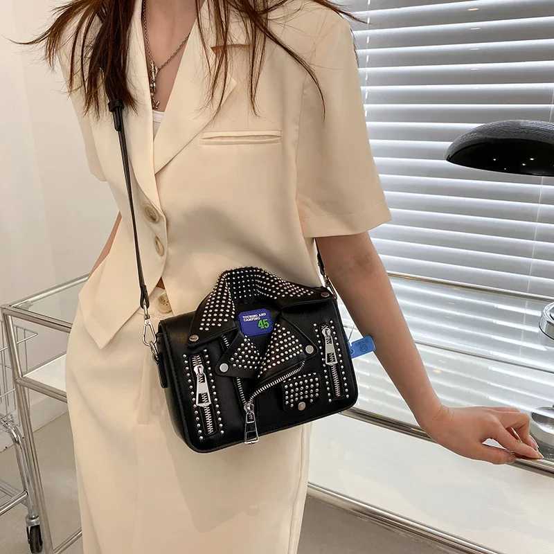 Branded Jackets Bags for Women Fashion Studded Crossbody Bag Personality Purses and Handbag Designer Shoulder Bag Top Backpacks Z250115