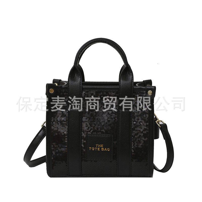New Designer Shiny Simple Handbag Casual Shoulder Bag Women's Casual Bag