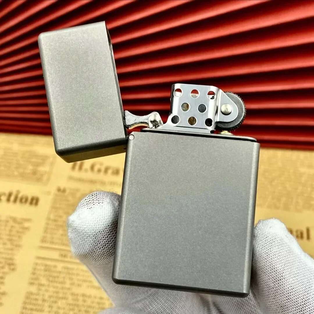 Zorro Titanium Alloy 538, 912 Narrow Hine Small Square Head Kerosene Lighter Gadget Smoking Accessories With Box