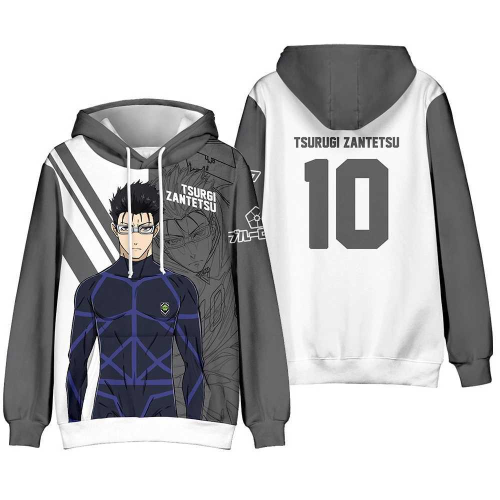 Anime Blue Lock 3D Print Hoodies Men Women Fashion Streetwear Oversized Sweatshirts Hoodie Male Pullovers Tracksuit Man Clothing W250114