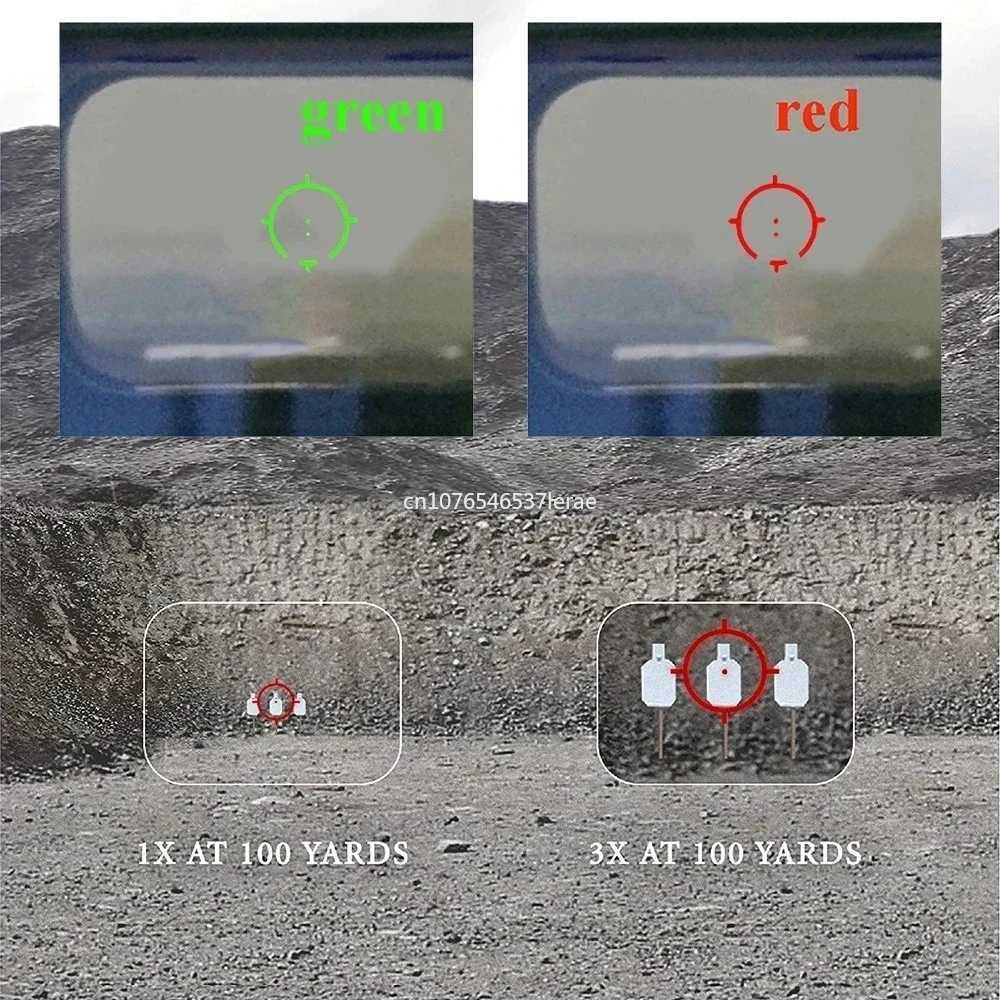 Holographic Collimator 558 Red Dot Sight G43/G33/G45 3X 5X Magnifier Airsoft Hunting Gear w/ 20mm Rail Mounts QD LEverW241014