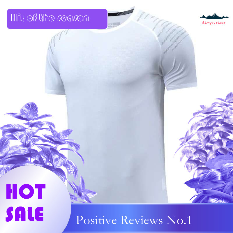 Ddmyoutdoor China Domestic Print Gym Tee Quick Dry Running Workout Bodybuilding Traning High Quality Shirts Fashion Mesh Breathable Jogging Short Slee