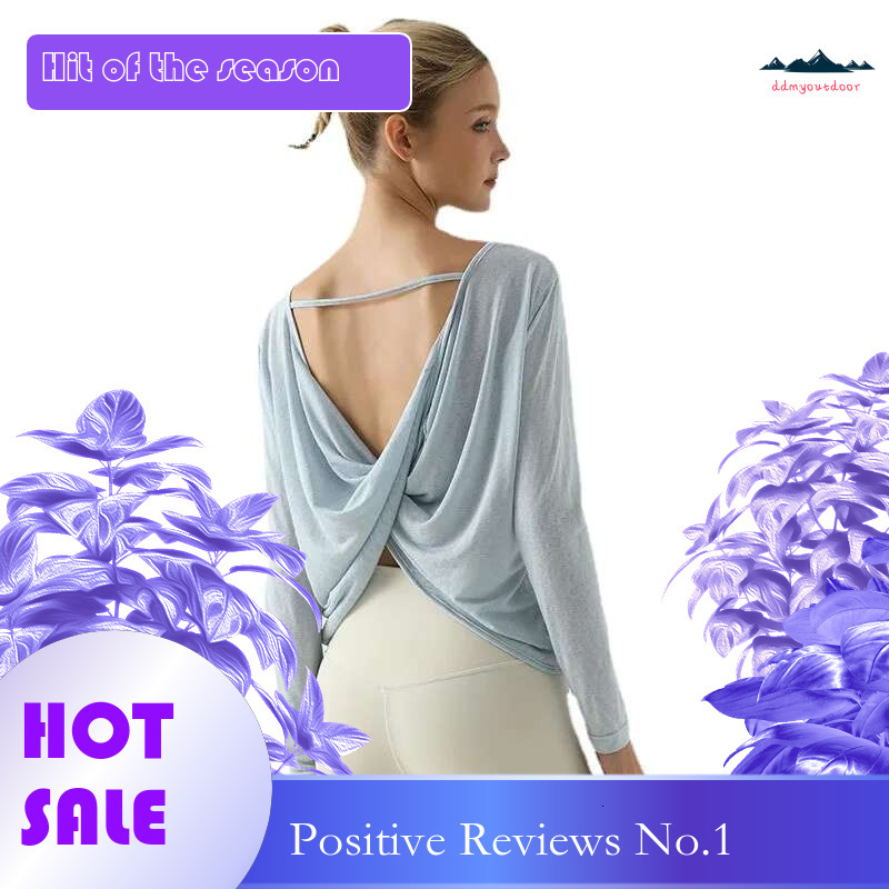 Ddmyoutdoor China Domestic Long Sleeve Yoga Shirts Sport Top Fiess Clothes Wear For Women Gym Femme Jersey Mujer Running