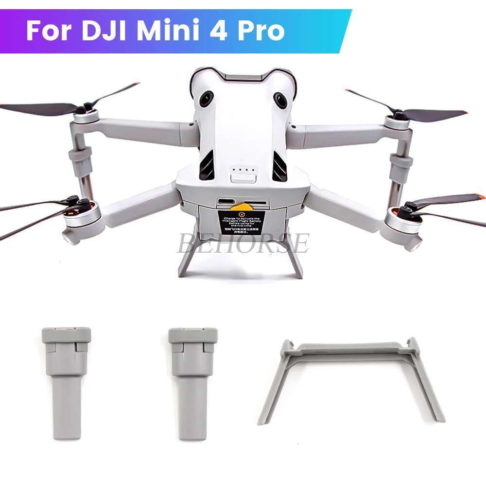 Pied de pied surélevé pour DJI Mini 4 Pro Gélier d'atterrissage augmenté Hauteur de hauteur de la jambe rapide Extension Extension ACCESSOIRES