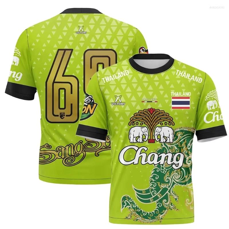 Men's T Shirts Thai 3D Printed Short Sleeved Summer Street T-shirt Breathable Lightweight And Comfortable Soft