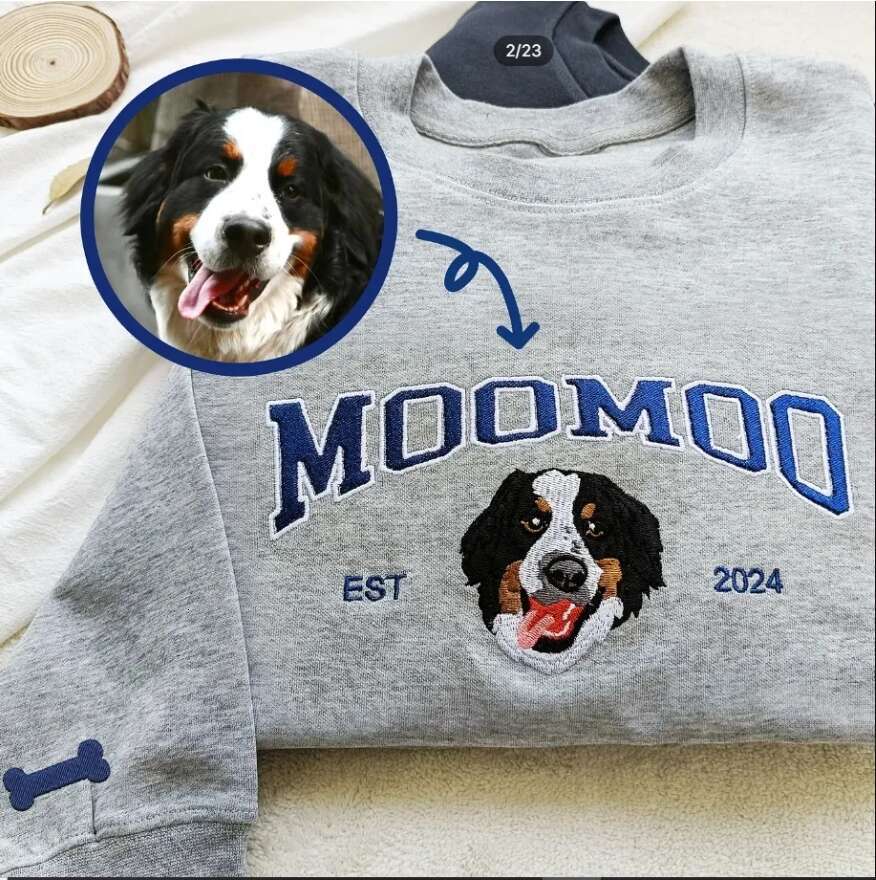 Federico only, customized embroidery sweatshirt and hoodie