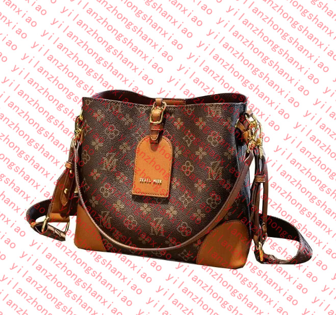 NEONOE MM Designer bags shoulder Crossbody bag Brown flower Luxurys handbags women purses designer woman handbag bucket bags totes drawstrin