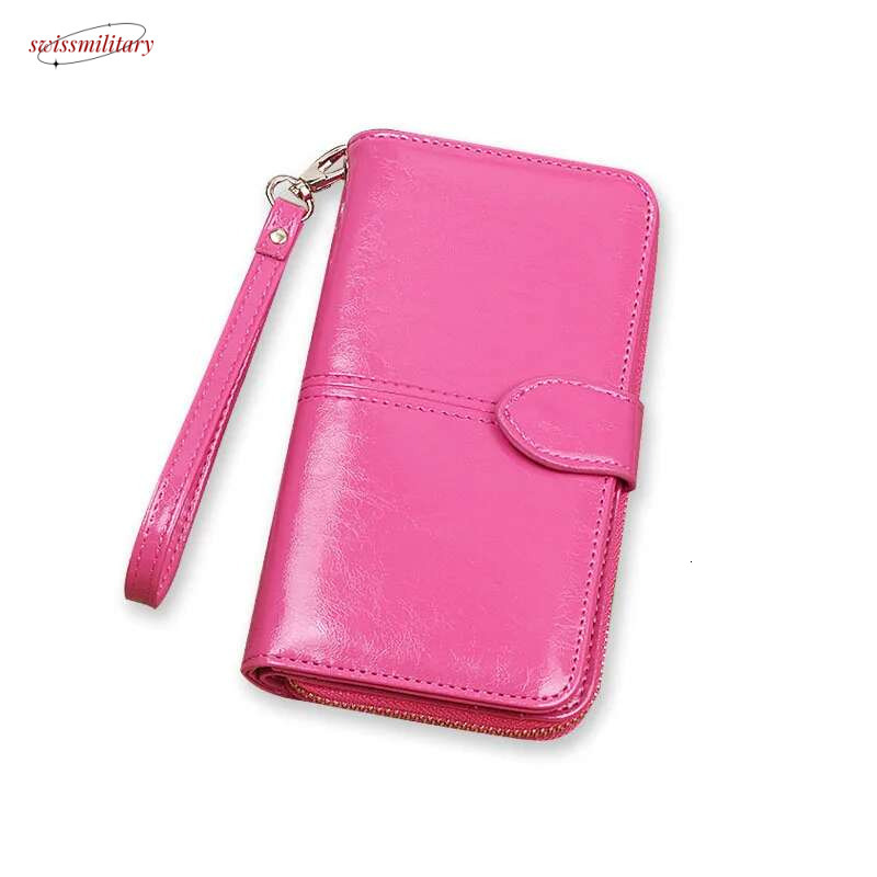 Wallets Pu Leather Women Purses Fashion Women's Wallet Money Coin Holder Long Female Purse Zipper swissmilitary