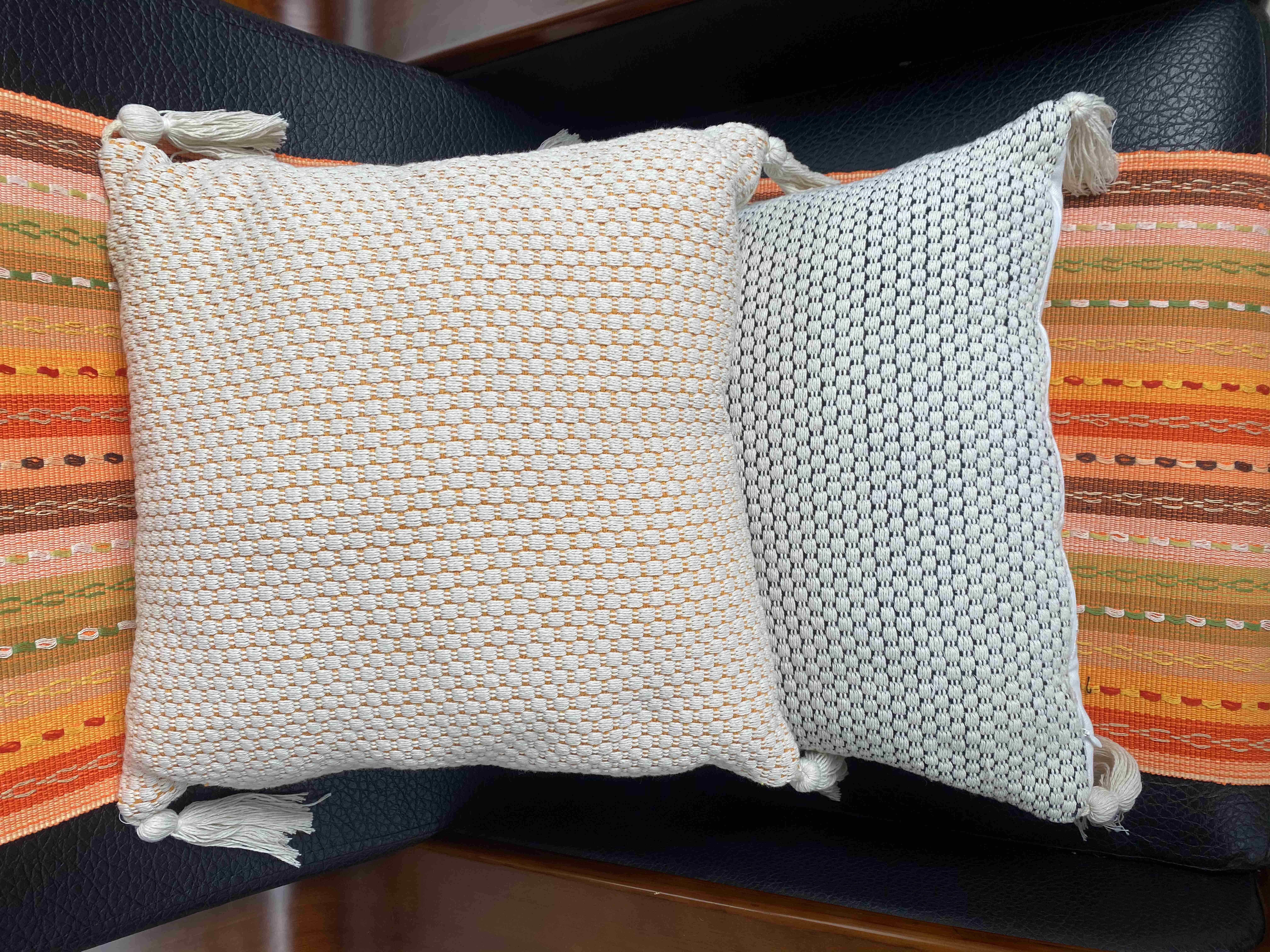 Versatile Chic Fabric Cushions for Living Rooms Durable Natural Texture Finish Decor Pieces