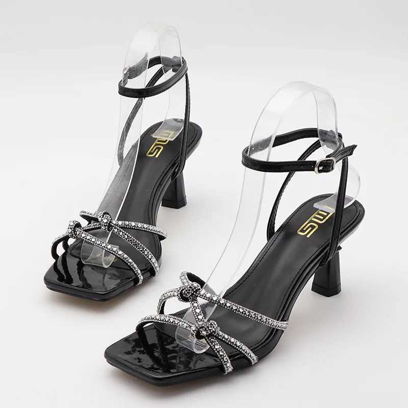 Diamond Sandals for Women Summer Open Toe Party Dress Shoes Elegant Slingbacks Shoes Brand Fi Rhine High Heels WomenXJ2500305