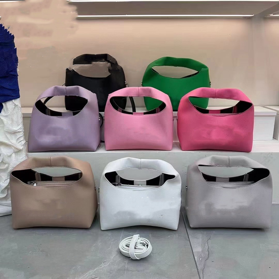 Designer women's bag 2024 new solid color niche pattern fashion popular alphabet print Tote bag sack popular bag