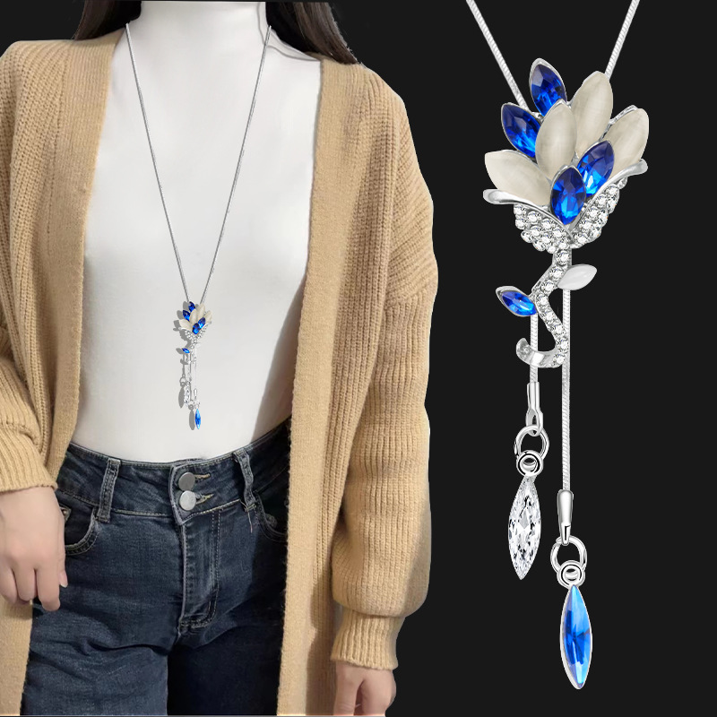 Fashion Forward Necklaces Combining Glittering Diamonds and Delicate Pearls - Essential Addition to Your Seasonal Wardrobe