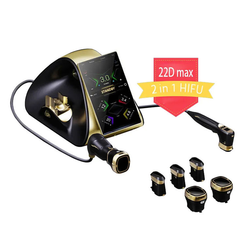 Professional 2 In 1 22D Hifu RF Wrinkle Removal Body Slimming Face Hifu Skin Firming Tightening Beauty Machine for Beauty Salon