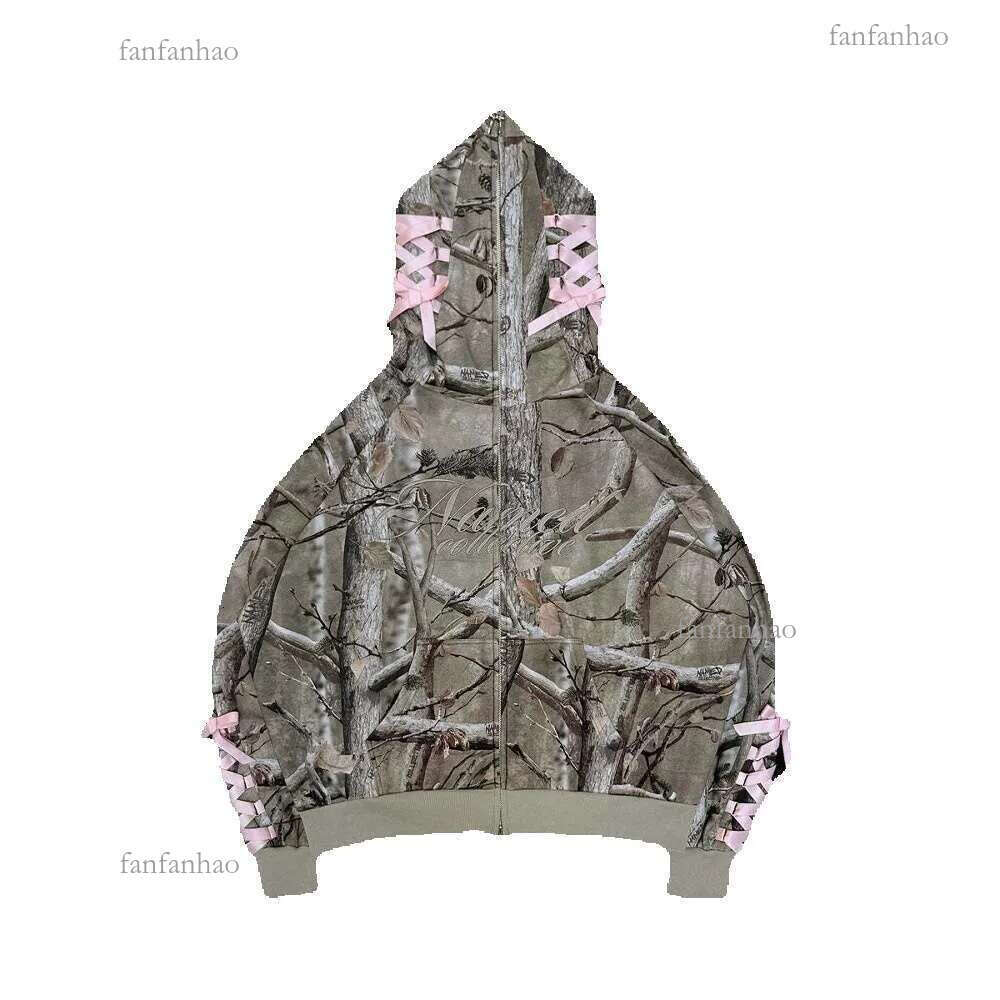 Couple Tree Branch Print Bow Tie add Oversized Casual Hoodie Sweatpants Ddmypluto
