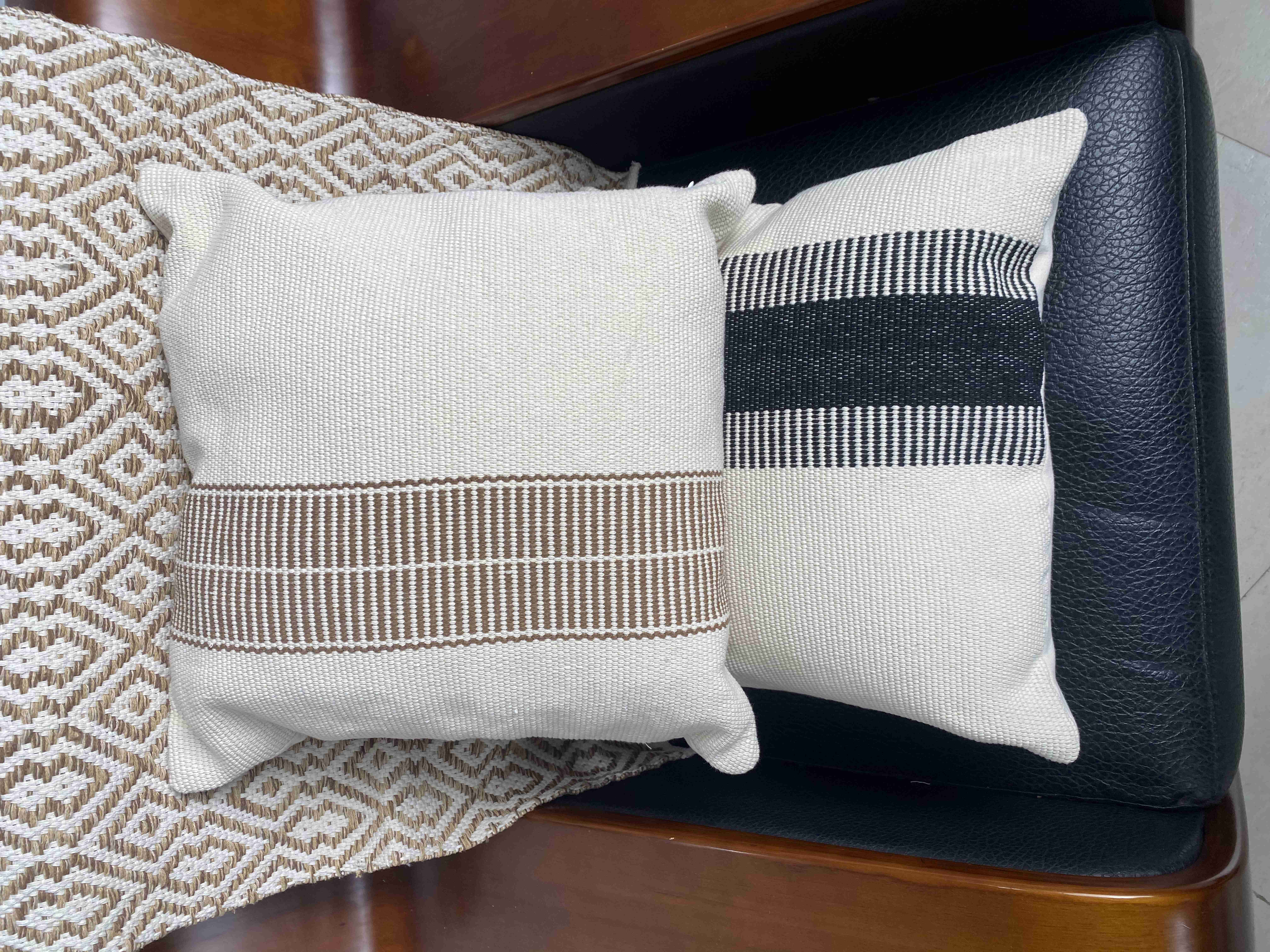 Luxurious Durable Fabric Cushion Covers with Unique Handwoven Design