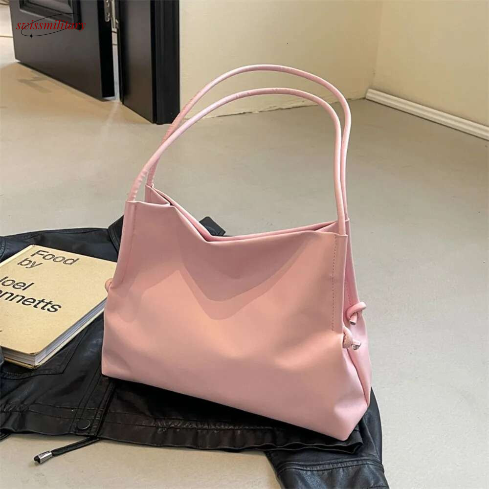 High Capacity Hand Fashion PU Popular Tote Trendy Temperament Shoulder Bag Female swissmilitary