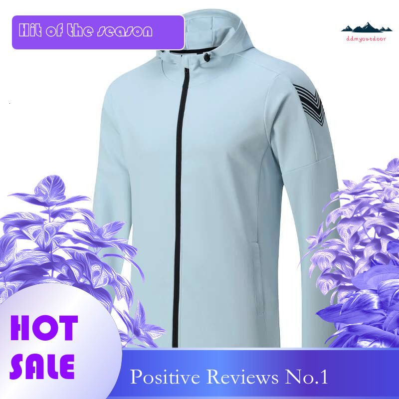 Ddmytiger China Domestic Outdoor Gym Jacket Men Bodybuilding Quick Dry Training Fiess Hoodies Sweatshirt Zipper Pockets Jogging Breathable Running Coa