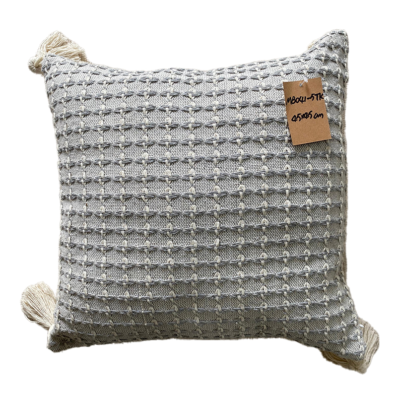 Breathable Elegance: Premium Fabrics Handwoven Cushion Covers for Sophisticated Living Room Decor