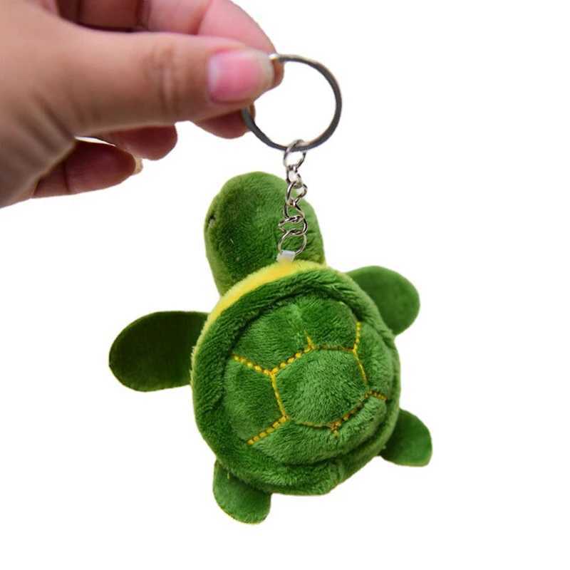 8cm Cute Cartoon Mini Turtle Doll Keychain Pendant Girl Woman Bag Doll Plush Toy Key Ring Jewelry Small Gift W250116