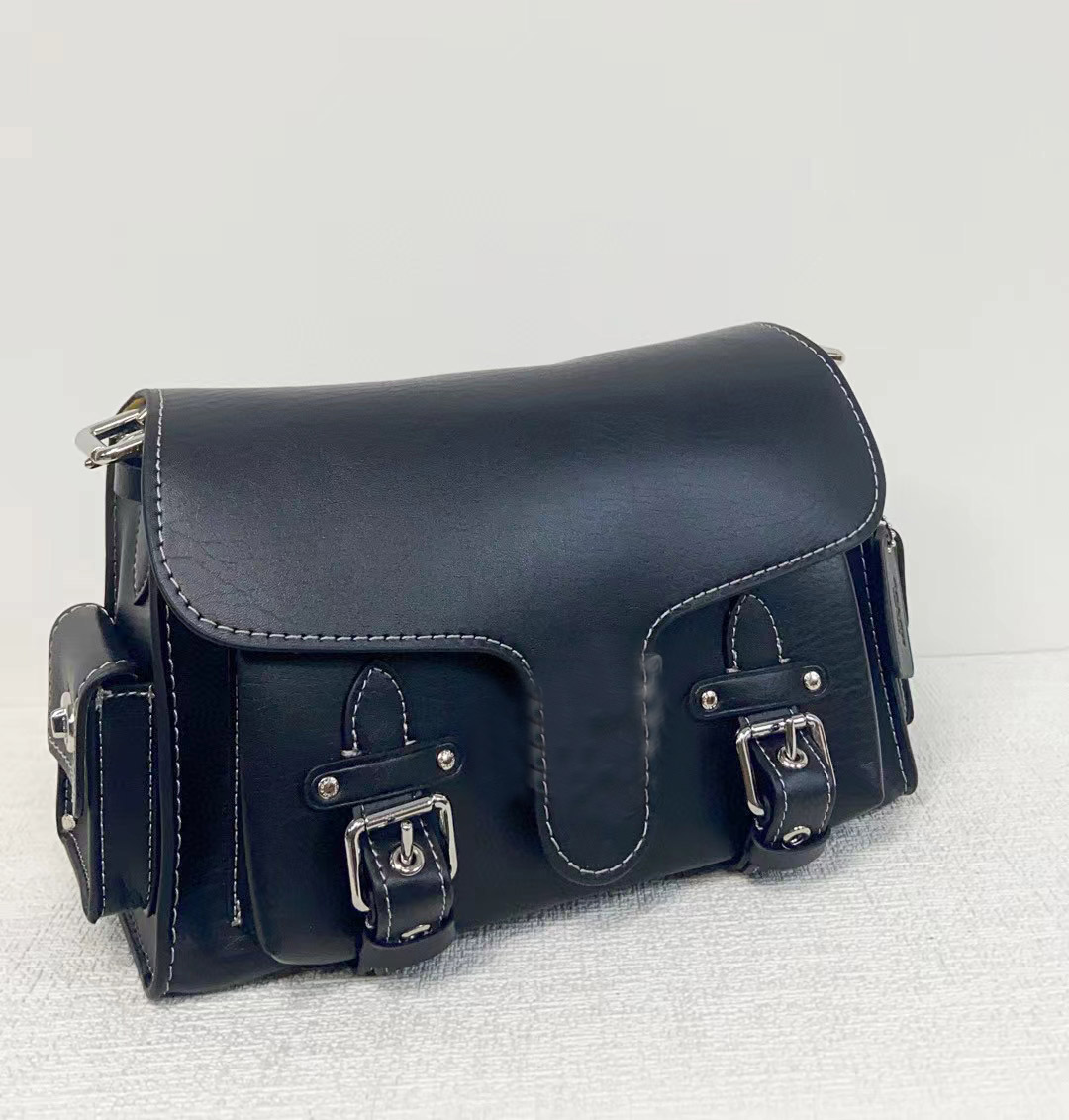 Cargo Soft Tabby in Black Satchel Crossbody Handbags western tabby shoulder bag Motorcycle Bag