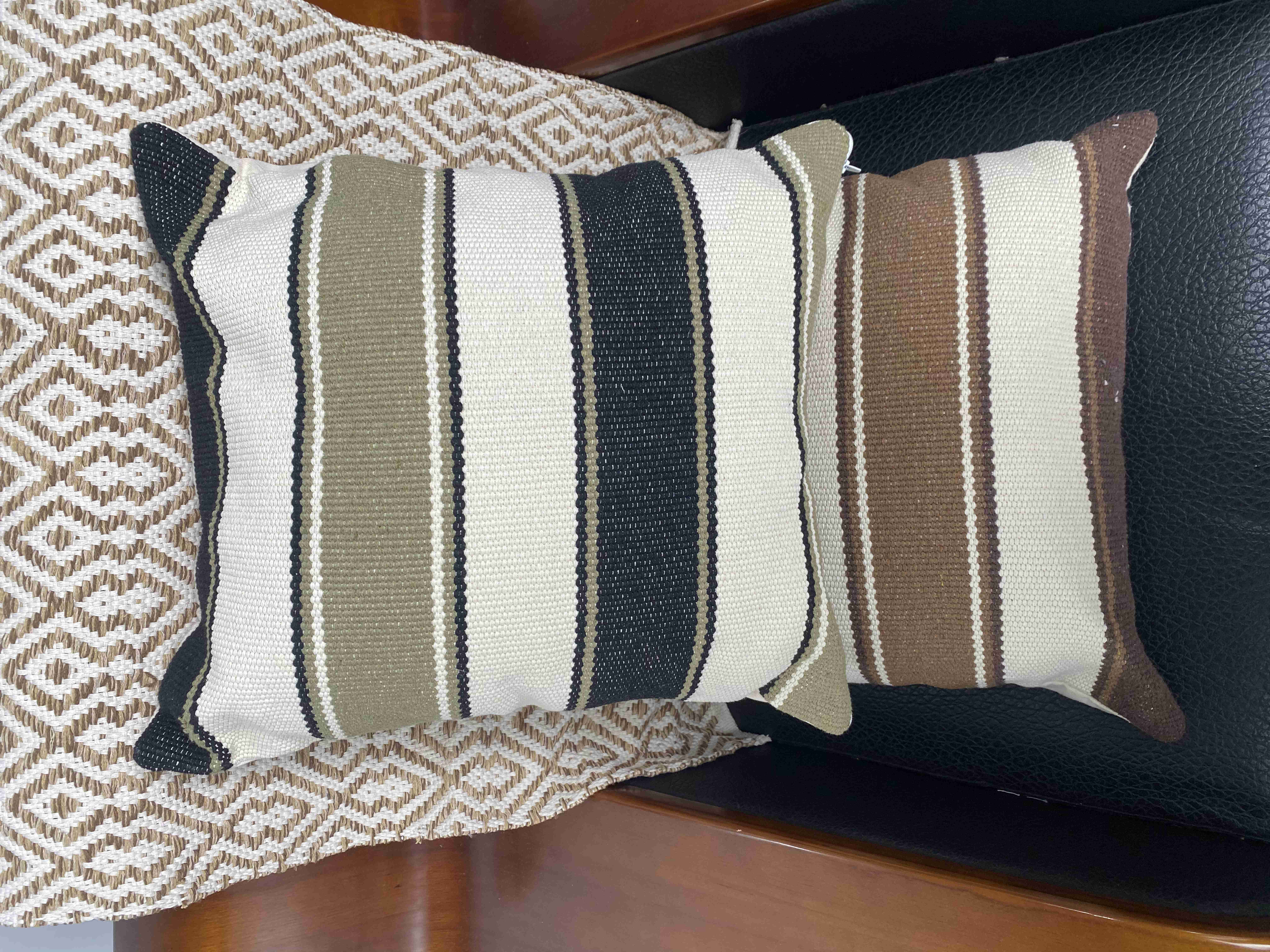 Natural Textured Versatile Fabric Cushions - Perfect Addition to Any Living Room
