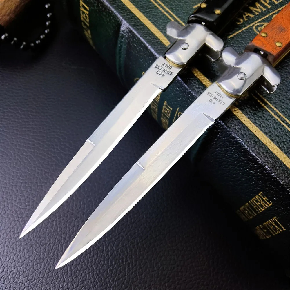 JC JC Italian Style Tactical Utility Assisted Folding Blade Outdoor Survival Pocket Knives Self Defense Hunting Camping EDC Tools Christmas Gift 980 3