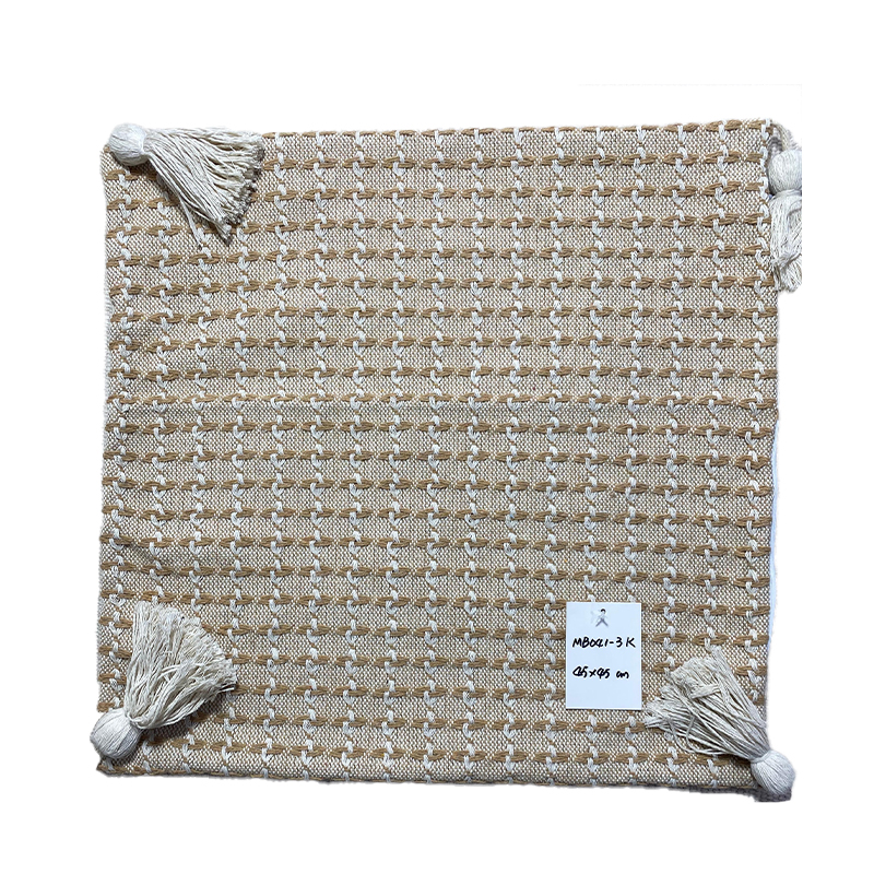 Living Room Essentials Breathable Fabric Cushions with Handwoven Design