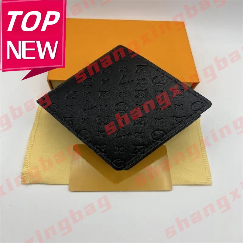 5A Genuine leather Designer Men wallets flower card holder women fashion plaid style purse mens Clutch wallet luxurys Man Bags with box