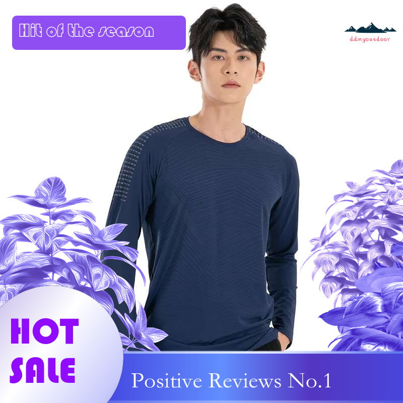 Ddmyoutdoor China Domestic Training Long Shirts Men Workout Print Running Compression Bodybuilding Tee Lower Open Fork Fashion Football Jerseys Unders
