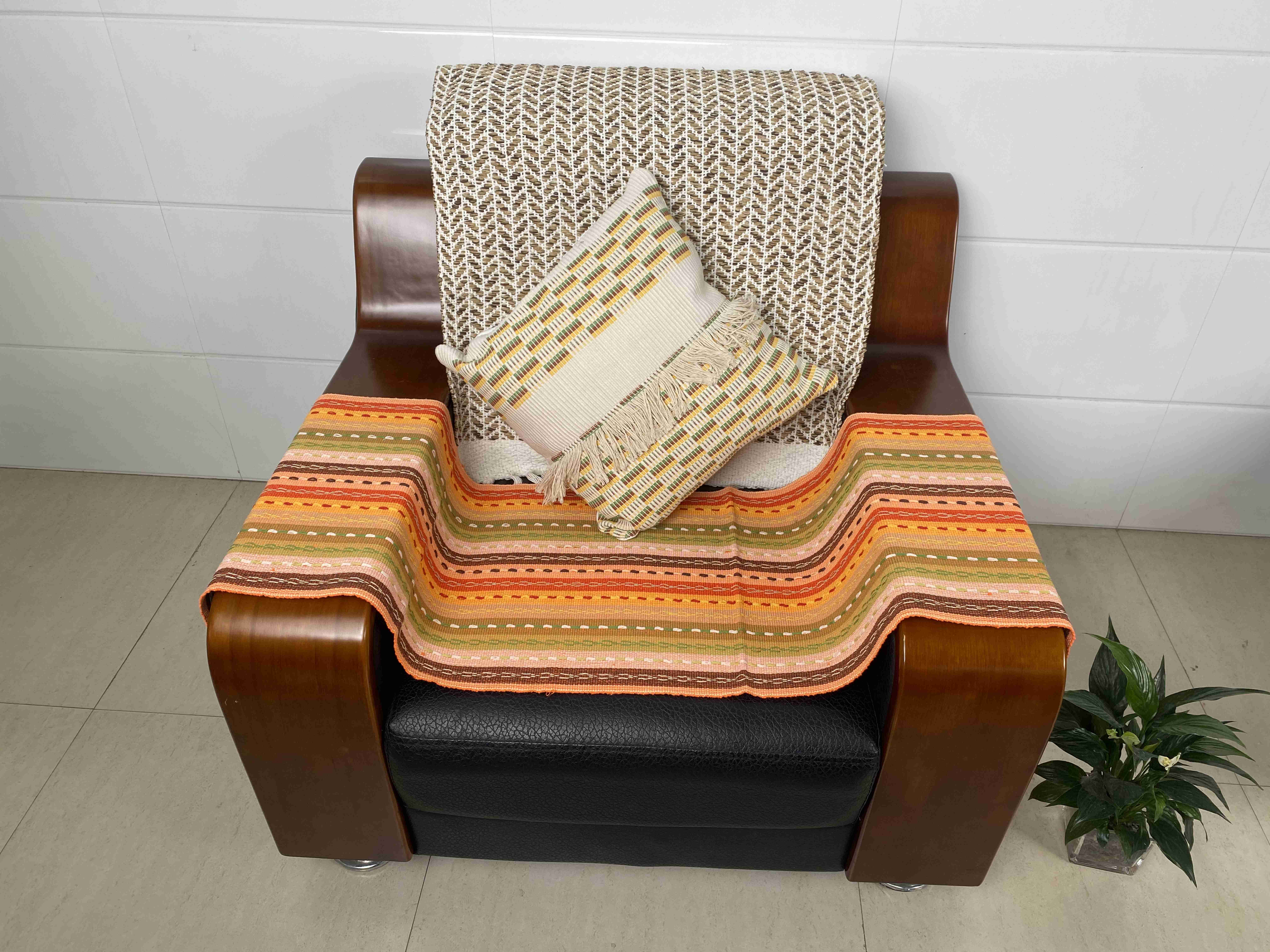 Natural Textured Versatile Fabric Cushions - Perfect for Elegant Living Spaces