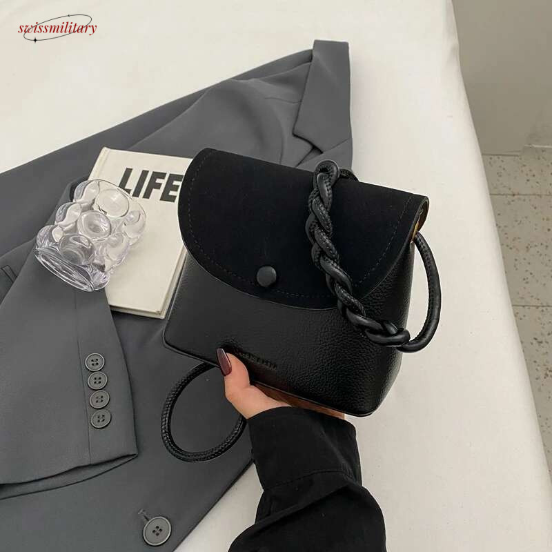 Pu Hasp Women's Crossbody New Portable Sewing Thread Small Square Bags for Women 2024 Hot Sale Bolsas Para Mujeres swissmilitary