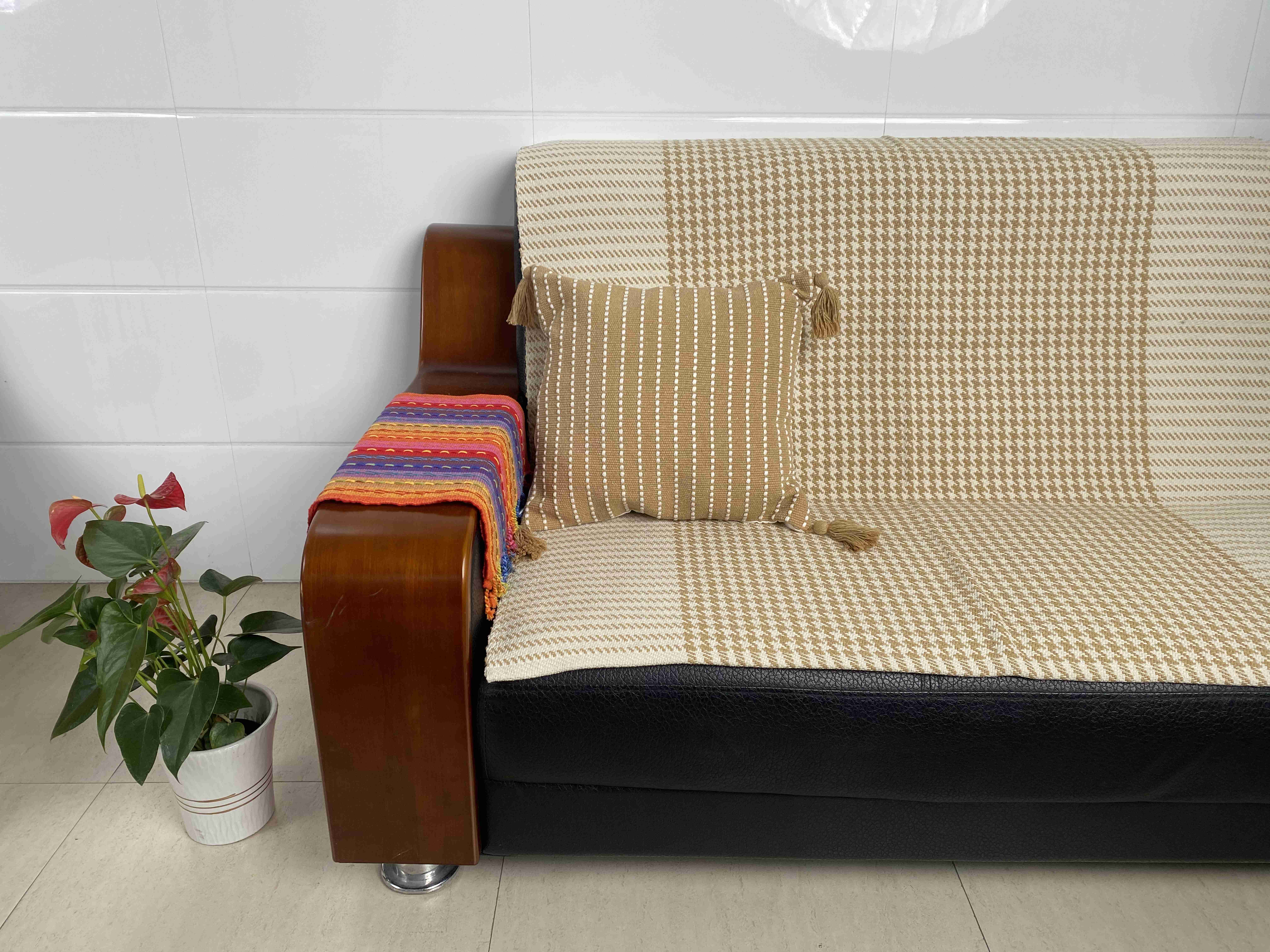 Vibrantly Colored Handcrafted Fabric Cushion Covers - Breathable and Long-Lasting