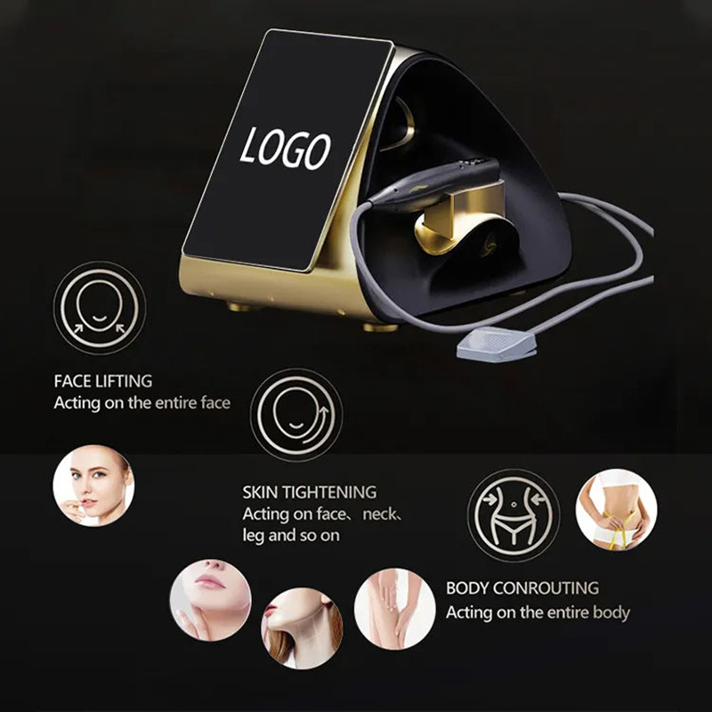 Multifunction 22d Hifu Face Lift Wrinkle Removal RF Lipo Fat Reduction Machine with 18 Cartridges for Beauty Clinic Use