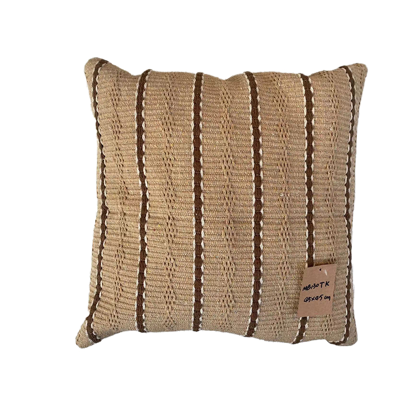 Natural Textured Fabric Cushions - Versatile Design for Elegant Living Spaces