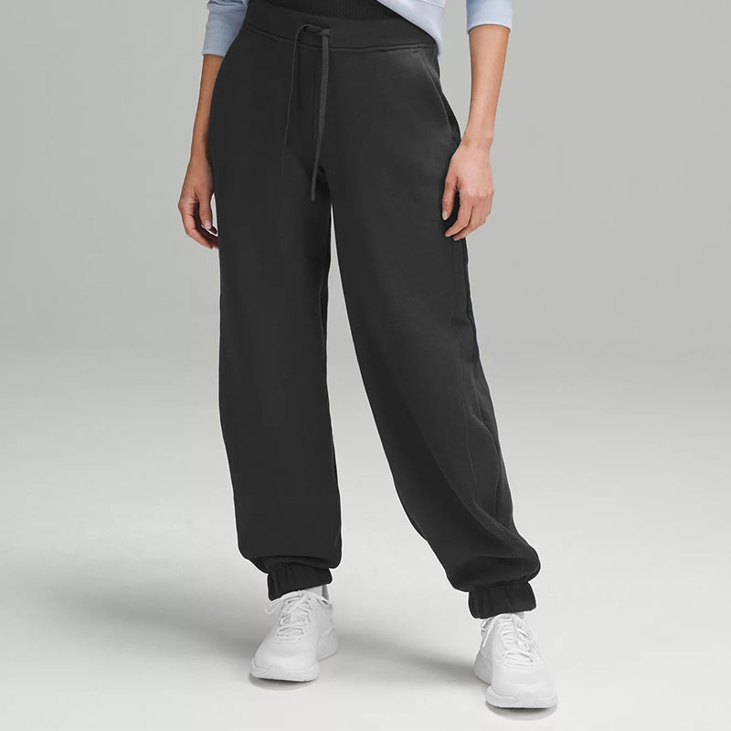 French style new casual women's high-quality loose fitness sports pants ankle binding running pants high waist slimming and quick drying yoga pan