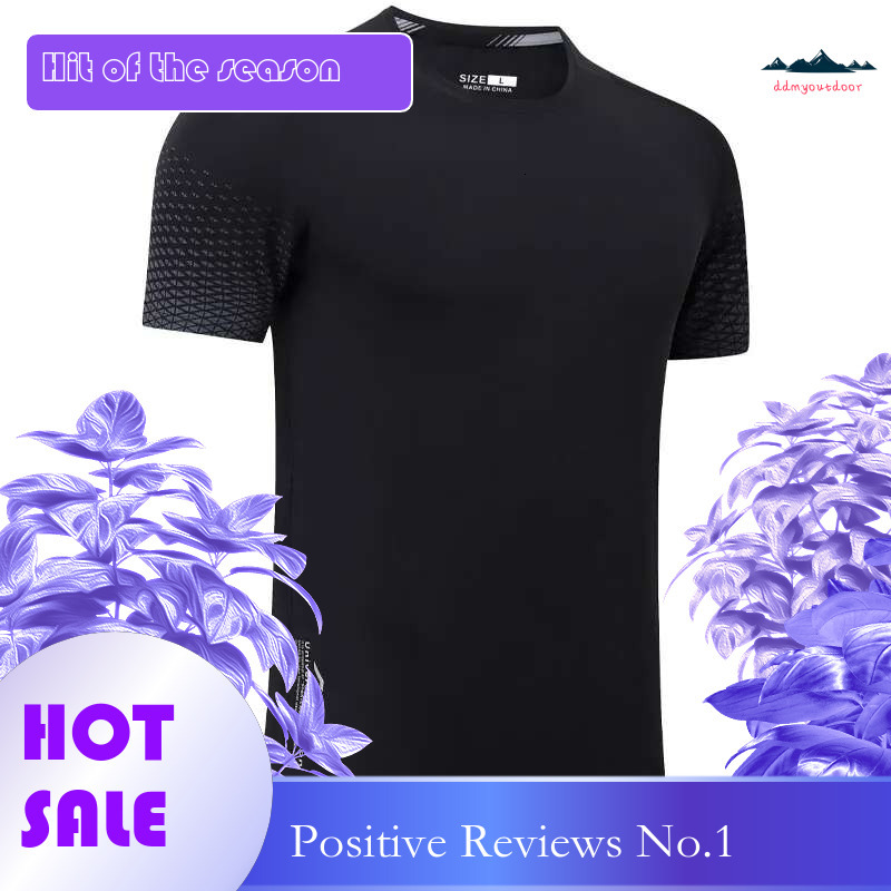 Ddmyoutdoor China Domestic Outdoor Tee Print Quick Dry Gym Joggers Running Bodybuilding Breathable Short Sleeve Mesh Training Summer New Shirts