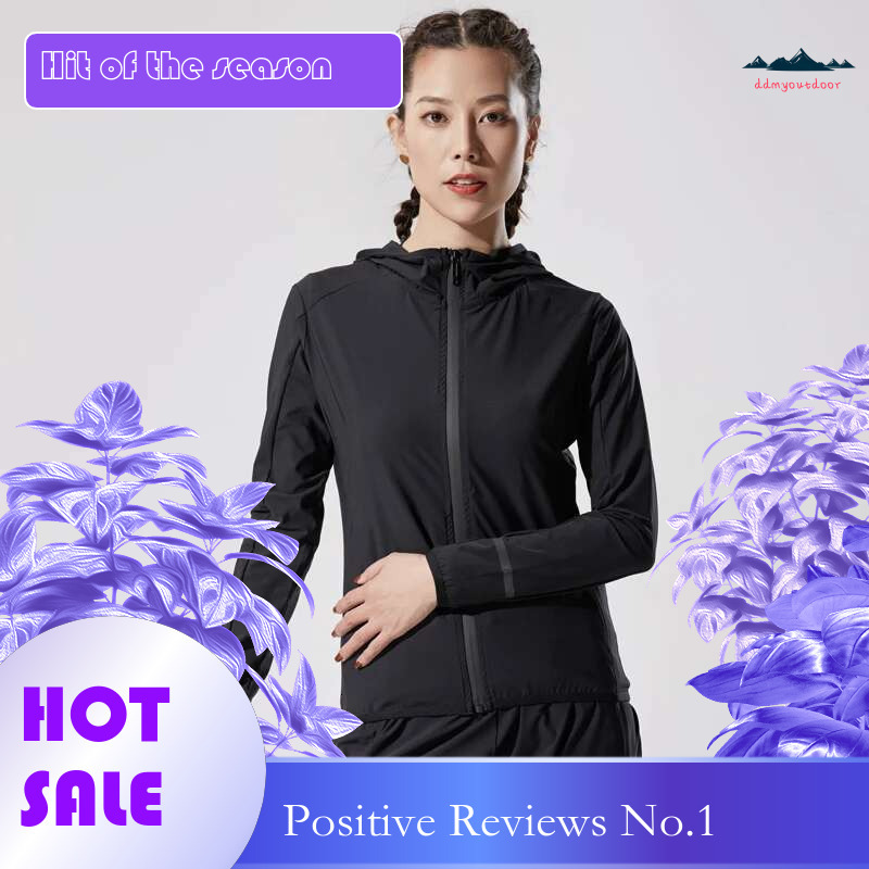 Ddmyoutdoor China Domestic Running Jackets Women Thin Breathable Sportswear Yoga Shirts Quick Dry Training Workout Tops Slim Fiess Coat