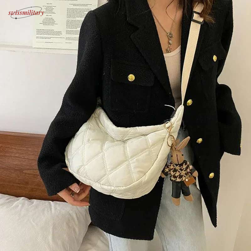 Embroidery Crossbody Bags for Women Large Capacity Handbags Shoulder Messenger Female Popular Fashion Hobos Shopper Bag Sac swissmilitary