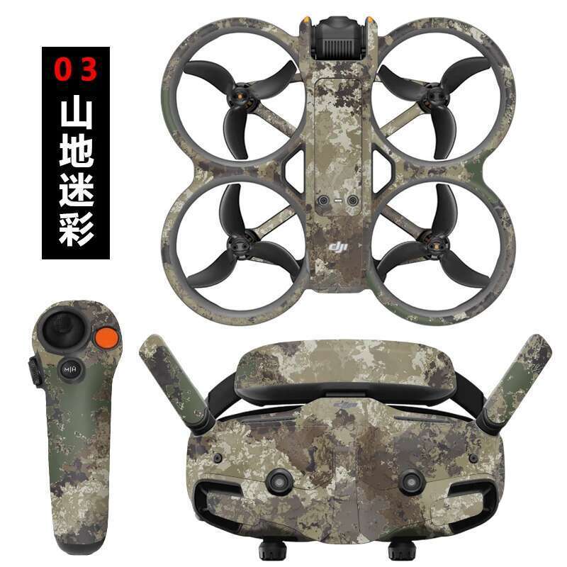 DJI Avata Autocollants Cool Skins Goggles 3 verres Couverture de protection pour Avata 2 Accessoires