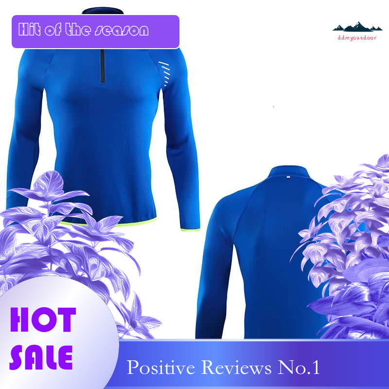 Ddmyoutdoor China Domestic Long Sleeve Sports Shirt Stand Collar Men Quick Dry Outdoor Sweatshirt Spring Autumn Breathable Gym Running Training T Shir