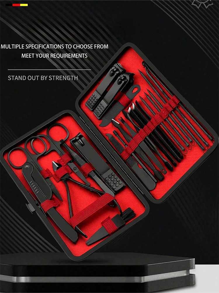 Manicure Set Professional Pedicure Kit Nail Clippers Kit - Nail Care Tools - Grooming Kit with Luxurious Upgraded Travel CaseXJ250116