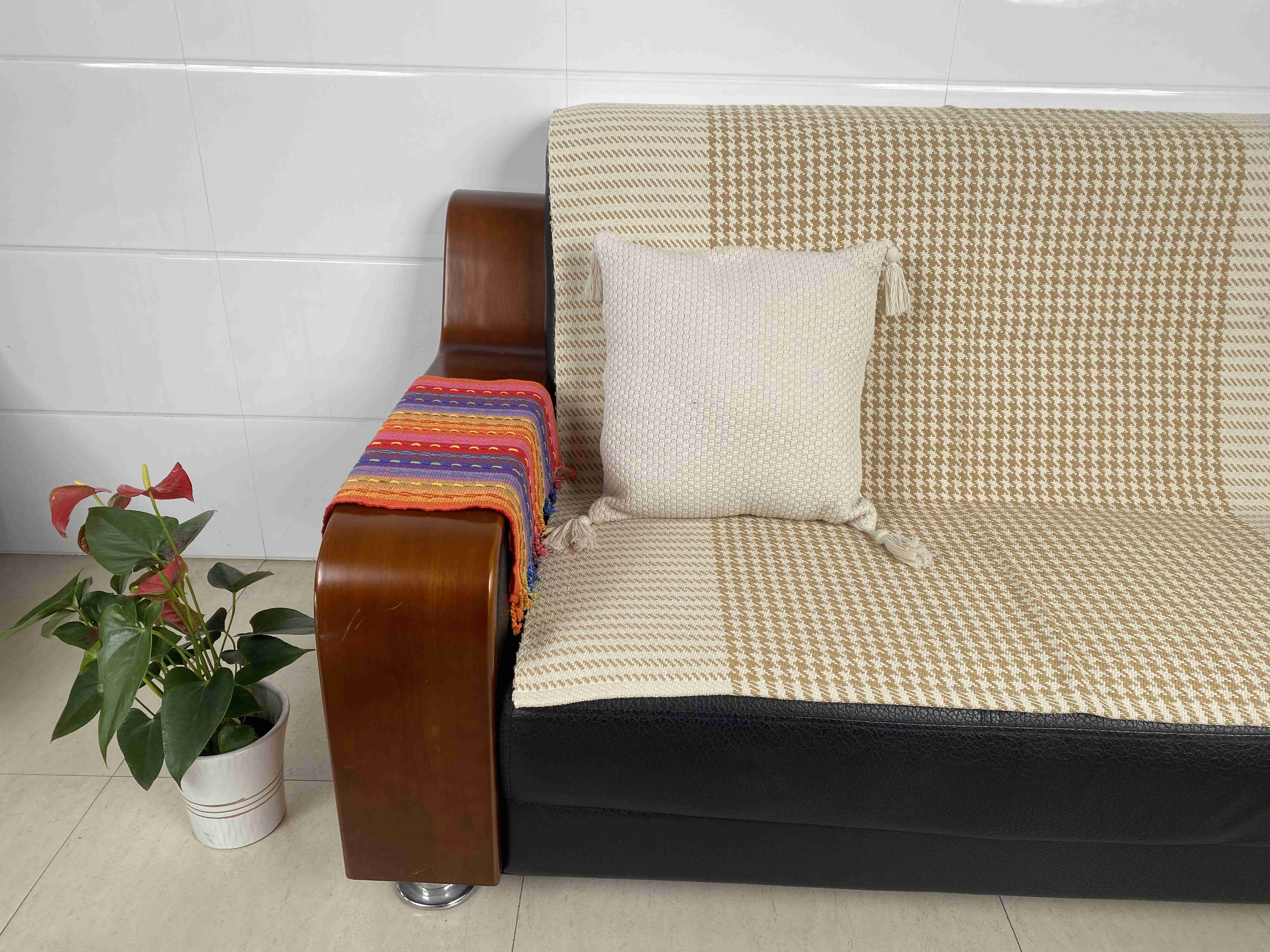 Living Room Essentials Luxury Handwoven Fabric Cushions with a Unique Textured Finish