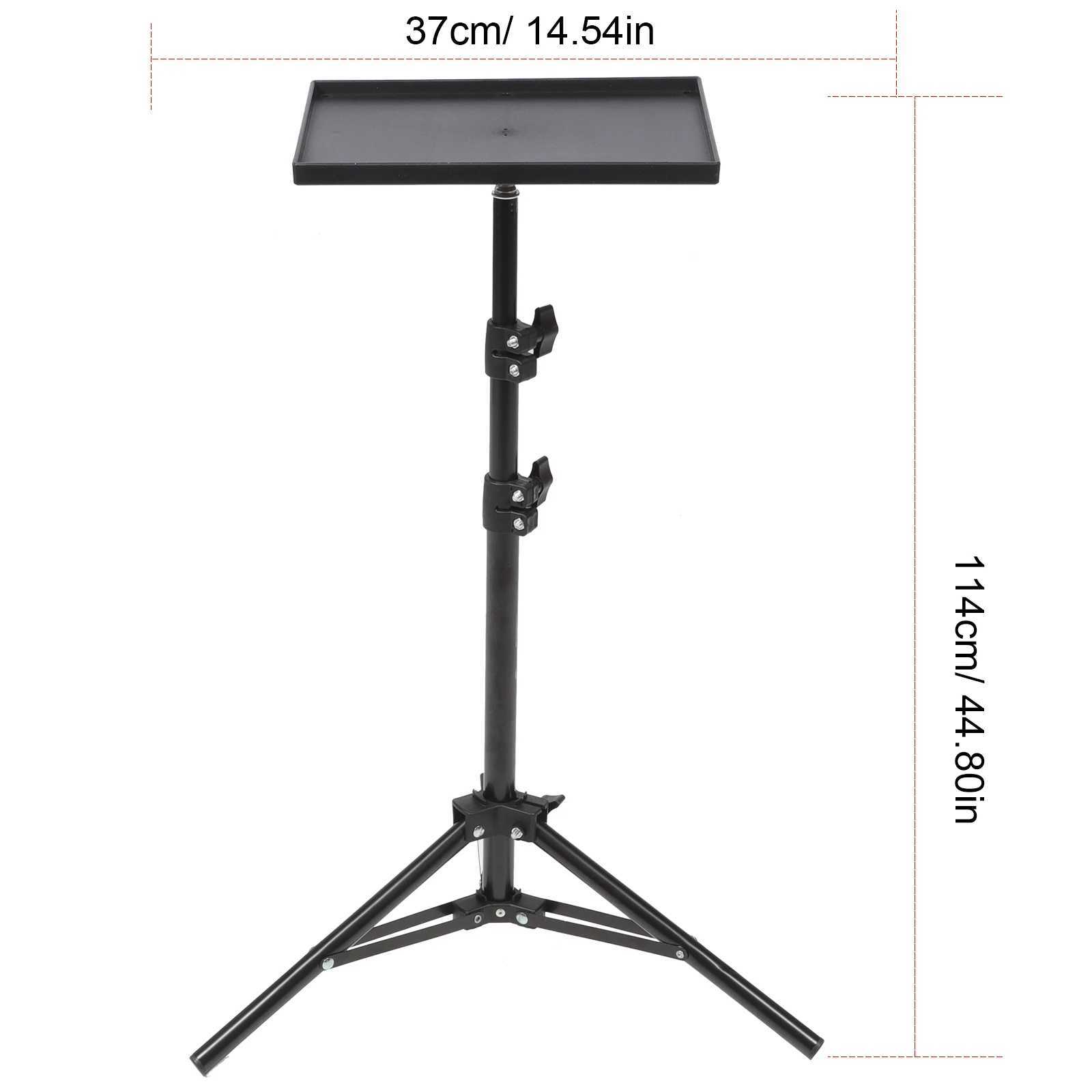 Universal Projector Tripod Stand Adjustable Height Tabletop Floor Projector Stand Bracket Camera Laptop Platform Holder Z250116