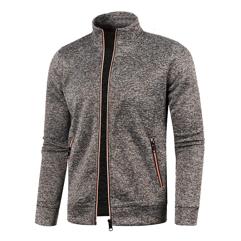 Winter Warm Sweaters For Men Knit Cardigan Jumpers Fleece Jackets Coats Knitwear Slim High Collar Sweatshirts Outerwear 250113
